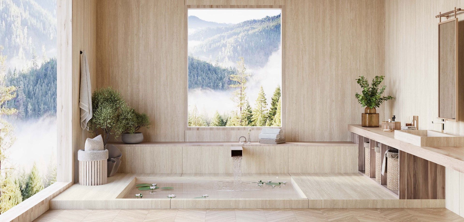 Maxton White Traverten