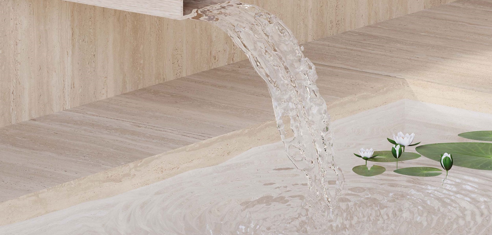 Maxton White Traverten