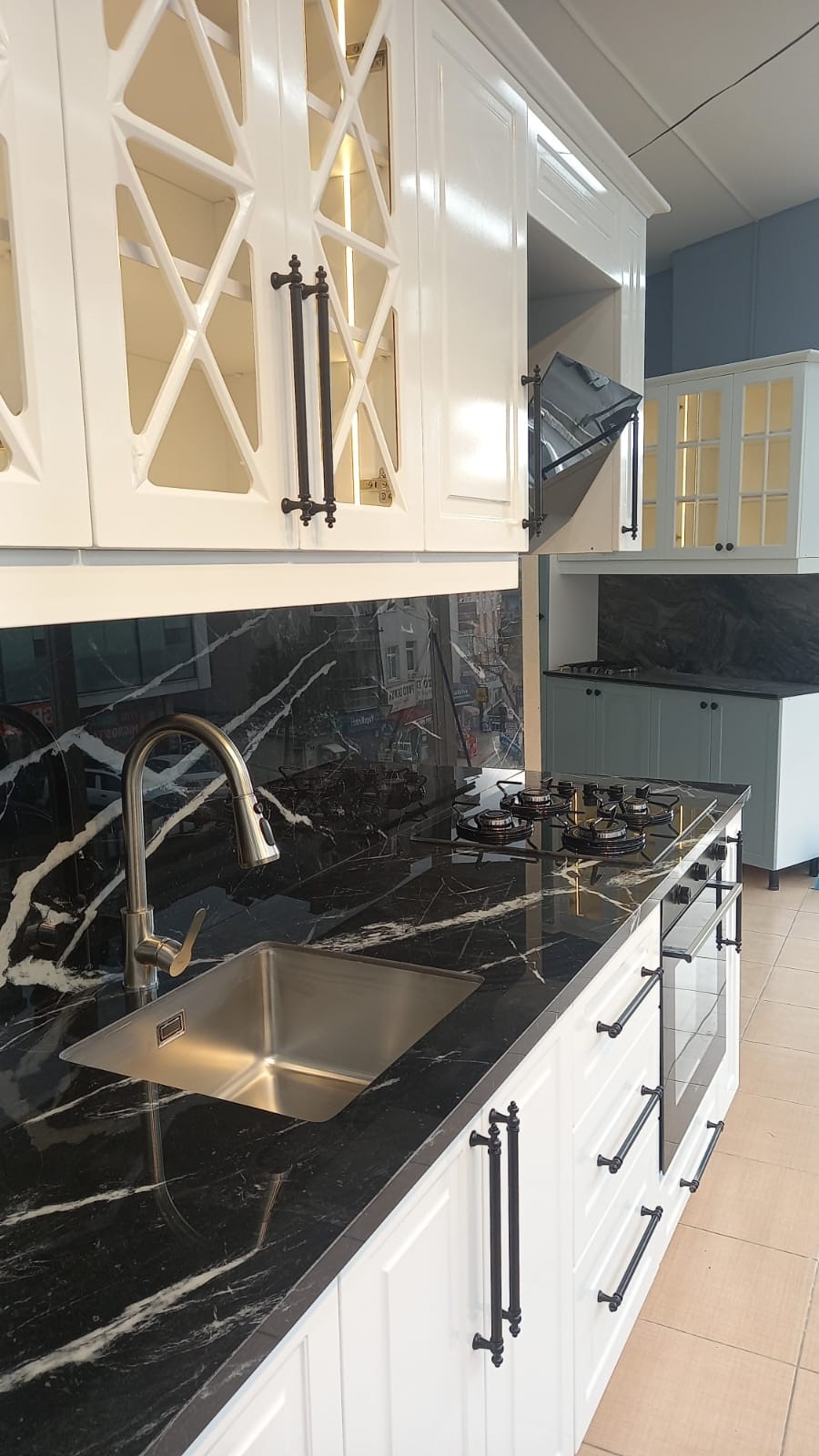 Anatolia Porselen Nero Marquina